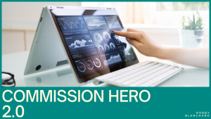 Touchscreen with analytics, Commission Hero 2.0