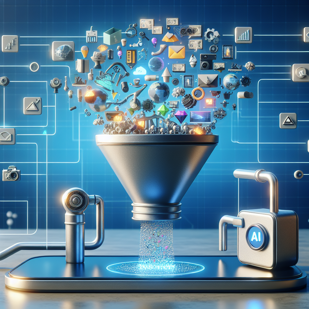 Systeme.io and Make.com automation funnel showing AI tools powering affiliate marketing workflows