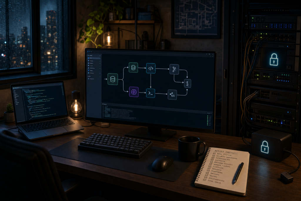AI agent pipeline rebuild VPS