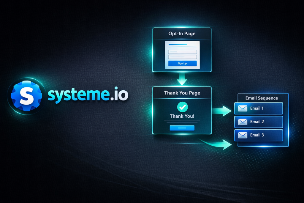systeme.io funnel setup